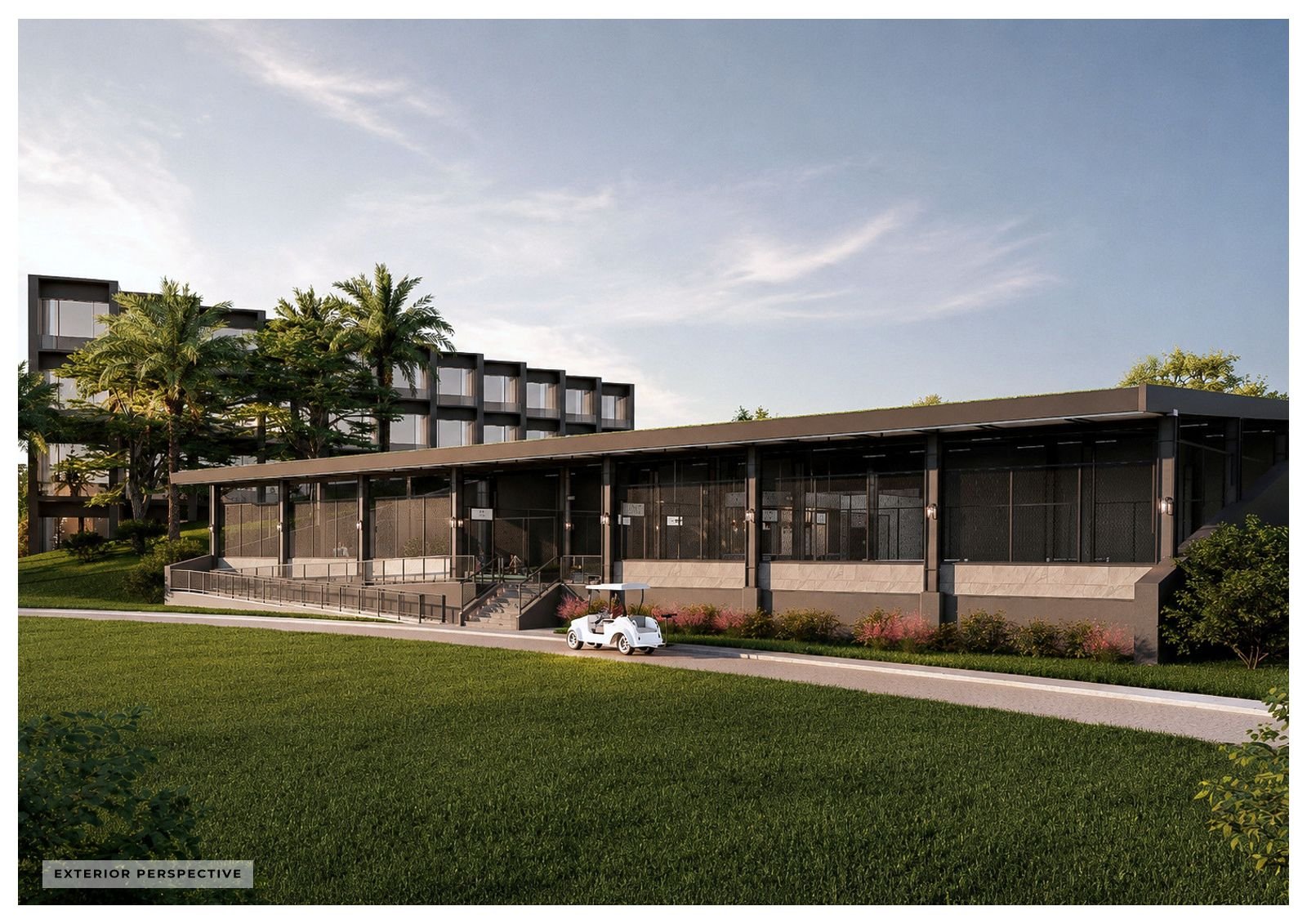 Arriving along the garden path (architect’s render)